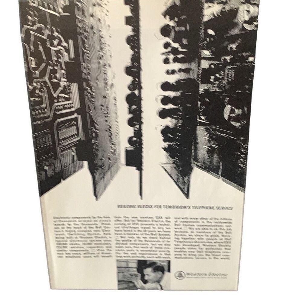 Vintage 1965 Western Electric Telephone Service Ad Advertisement